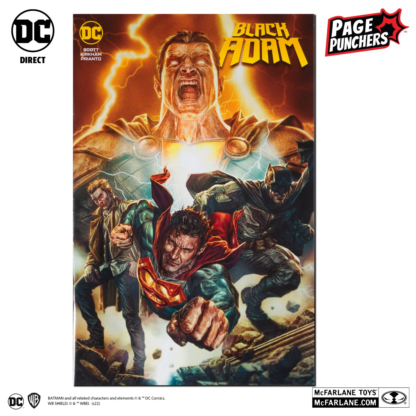 McFarlane Toys DC Direct Page Punchers Black Adam Comic - Batman