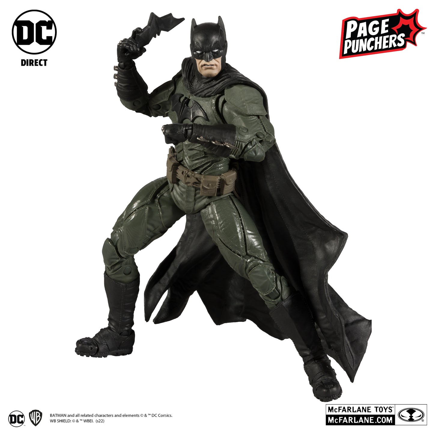 McFarlane Toys DC Direct Page Punchers Black Adam Comic - Batman