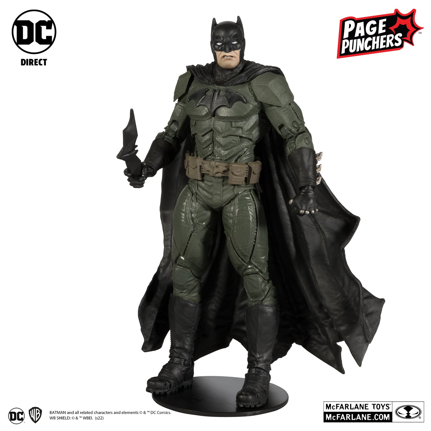 McFarlane Toys DC Direct Page Punchers Black Adam Comic - Batman