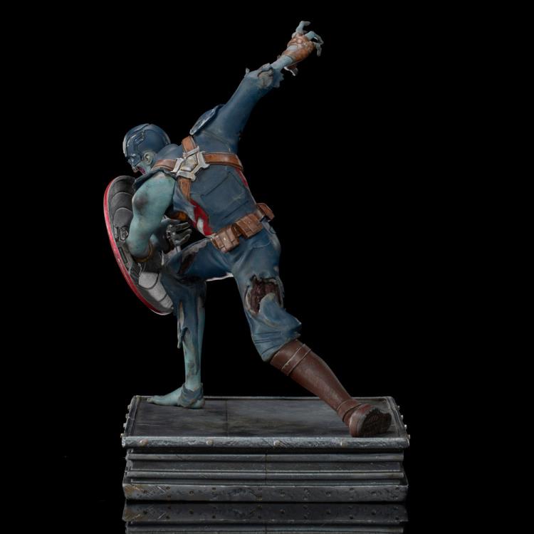 Iron Studios Art Scale 1/10 Marvel What If Zombie Captain America
