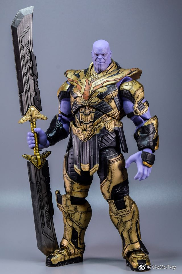 Gogotoys 1/12 Battle Damaged Accessory Set for SH Figuarts Thanos (Thanos Figure not Included)