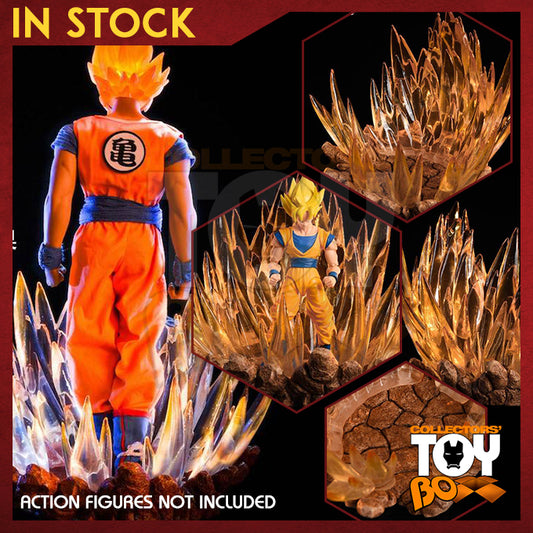 TYSToys Diorama Saiyan Warrior Burst Platform