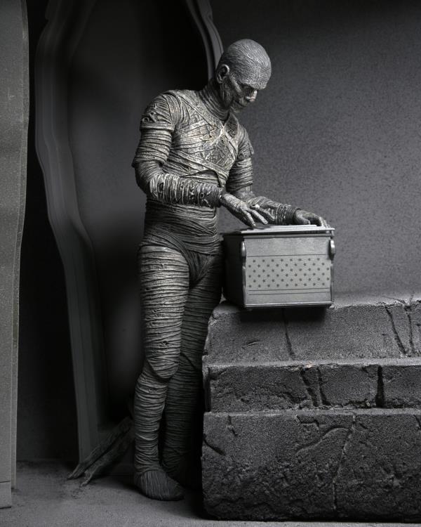 Neca Ultimate Mummy Black and White