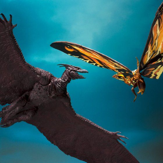 SH Monsterarts Godzilla 2019 King of Monsters Rodan and Mothra