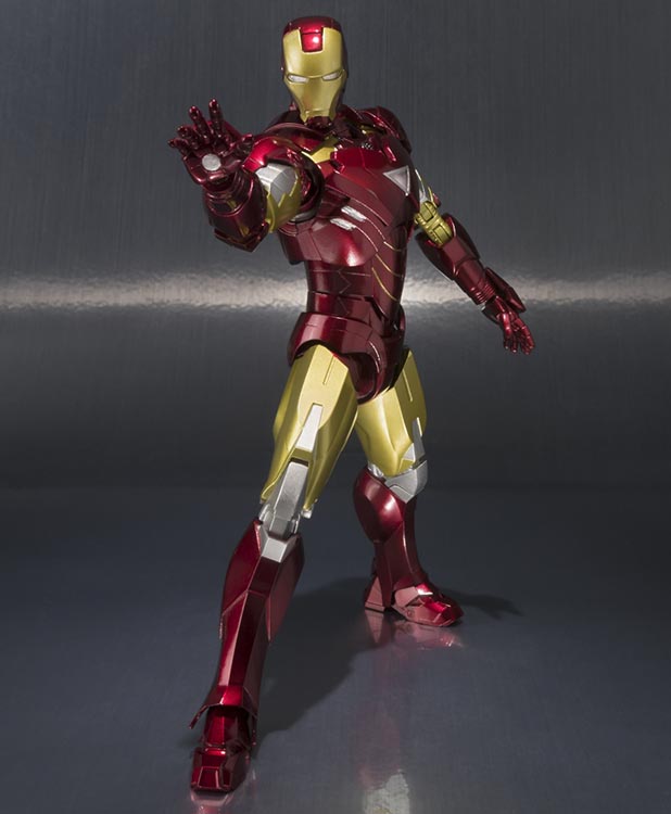 SH Figuarts Marvel Iron Man Mark 6 with Hall of Armor