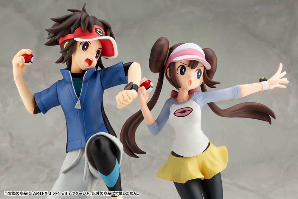 Kotobukiya Artfx-J Pokemon Mei with Tsutarja (Rosa with Snivy)