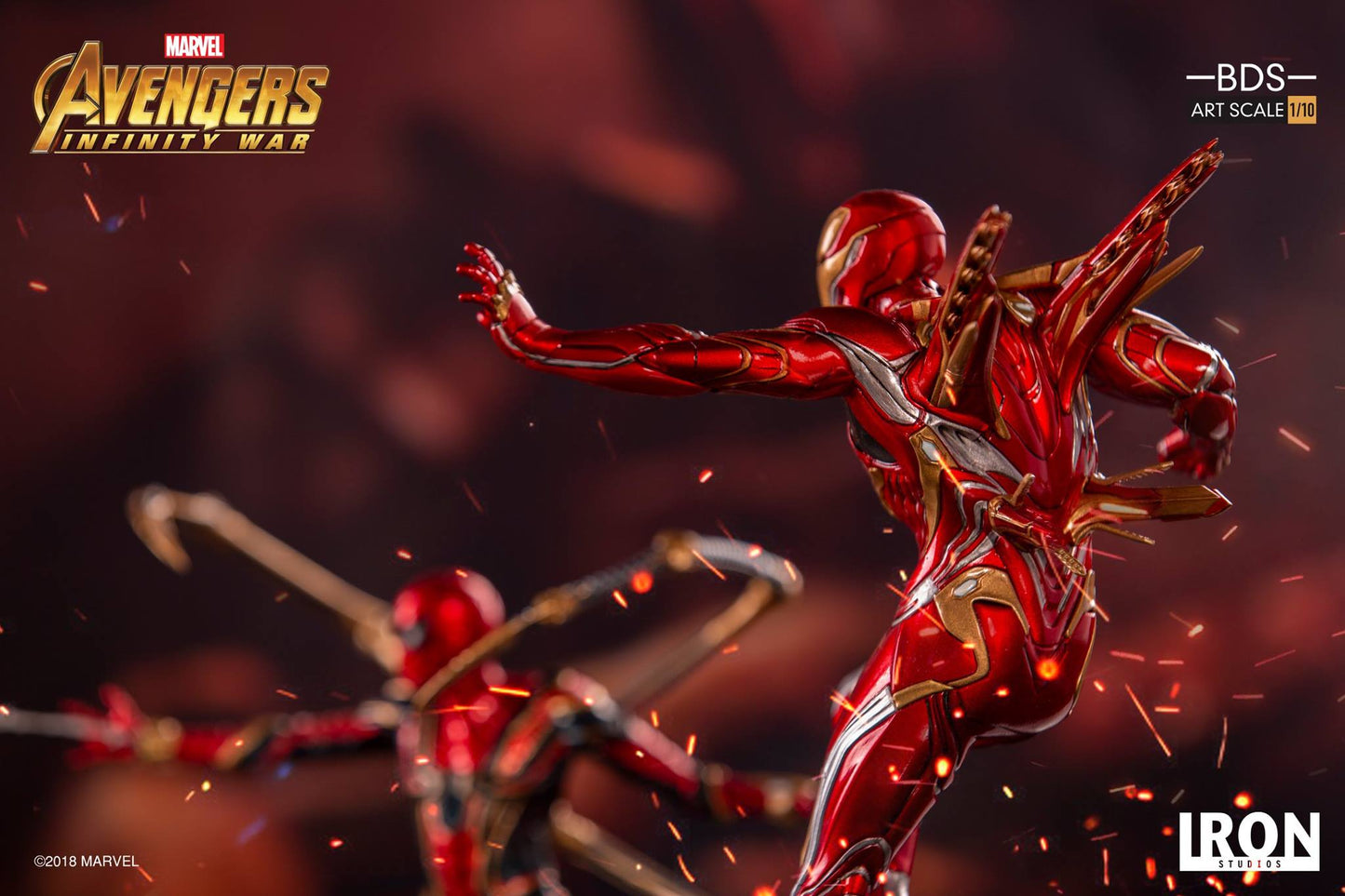 Iron Studios Art Scale 1/10 Marvel Avengers Infinity War Iron Man Mark 50