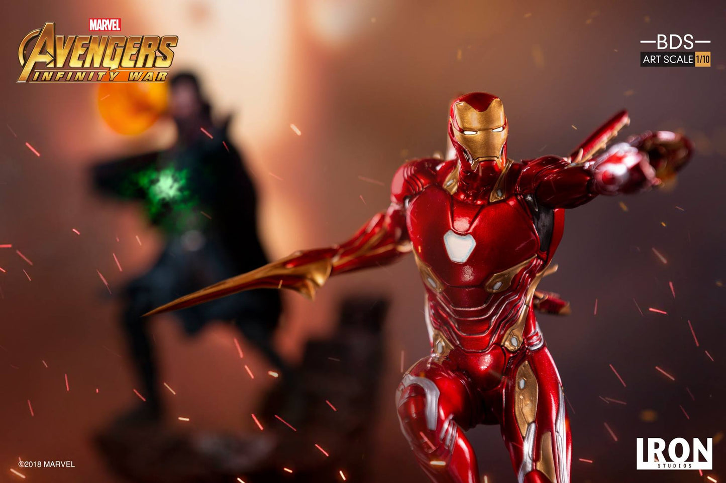 Iron Studios Art Scale 1/10 Marvel Avengers Infinity War Iron Man Mark 50