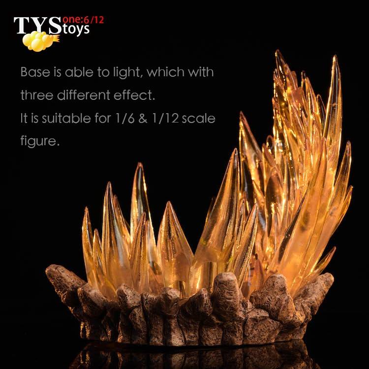 TYSToys Diorama Saiyan Warrior Burst Platform