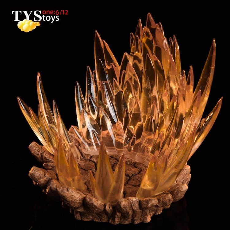 TYSToys Diorama Saiyan Warrior Burst Platform