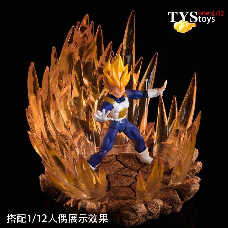 TYSToys Diorama Saiyan Warrior Burst Platform