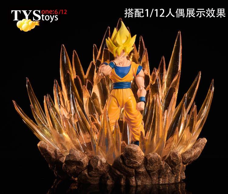 TYSToys Diorama Saiyan Warrior Burst Platform