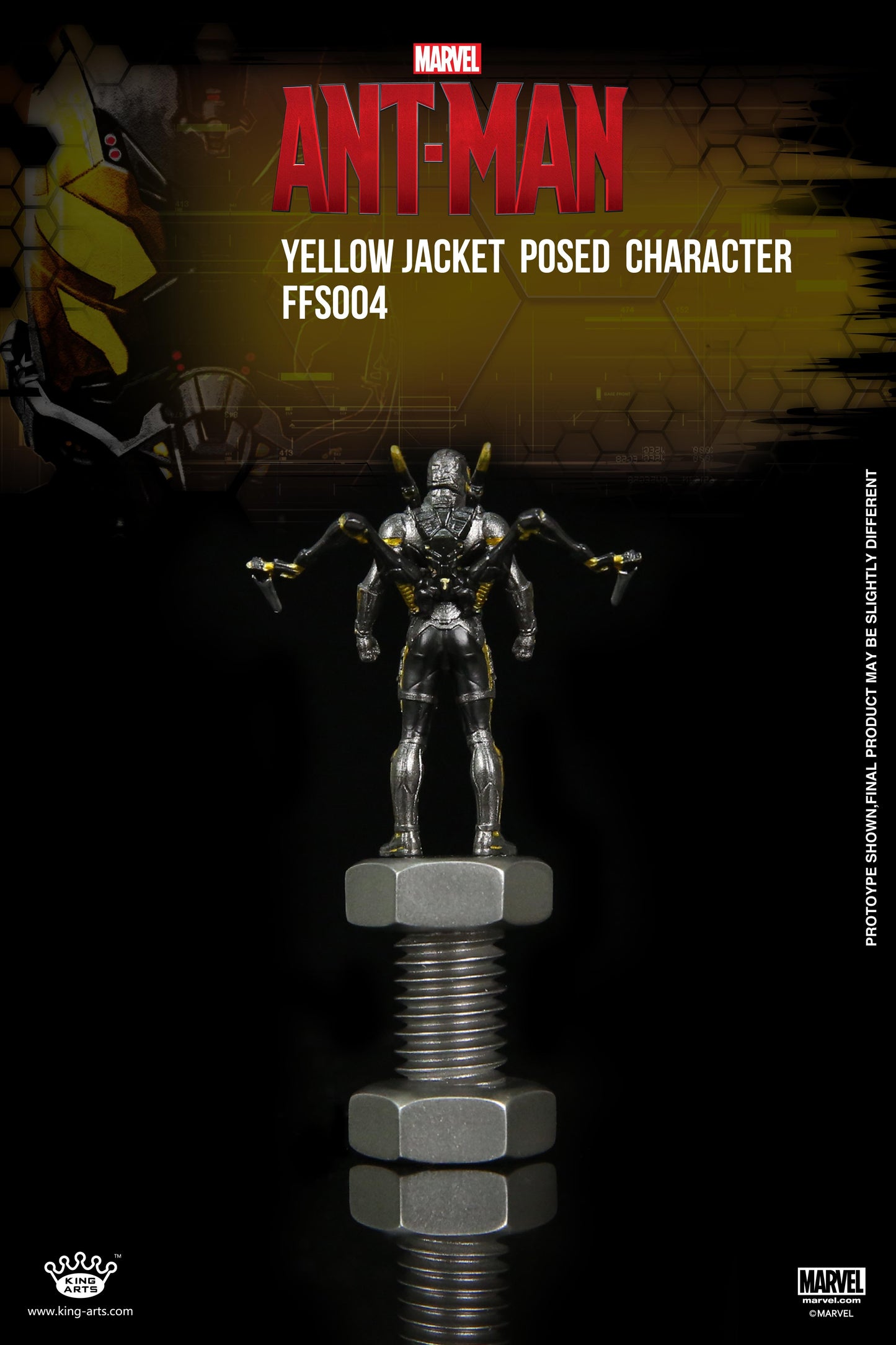 King Arts Format Figure Series Marvel Ant-Man Yellow Jacket