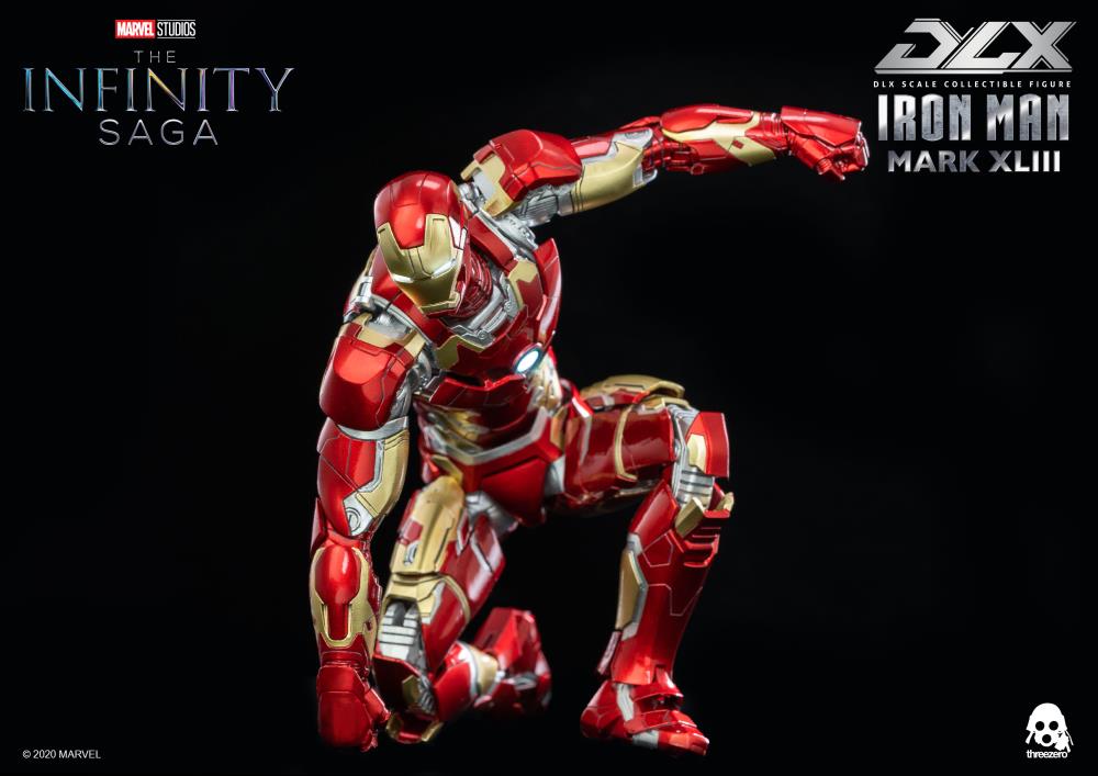 Threezero DLX Marvel Avengers Age of Ultron Iron Man Mark 43
