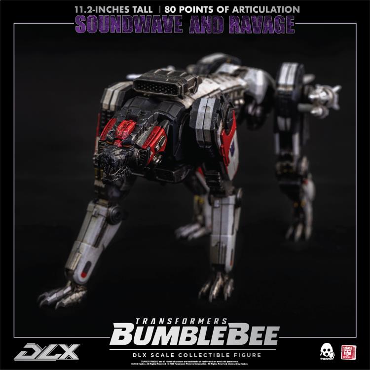 Threezero DLX Transformers Bumblebee Movie Soundwave and Ravage