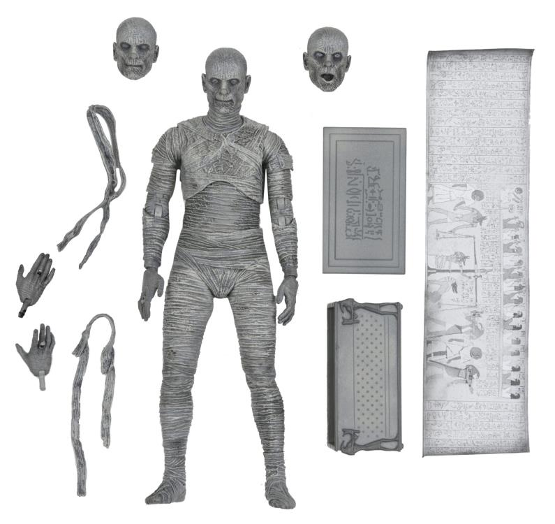 Neca Ultimate Mummy Black and White