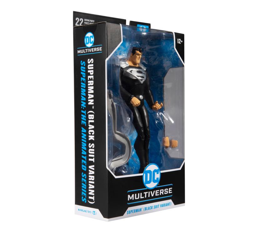 [BUNDLE] McFarlane Toys DC Multiverse Lobo + Superman The Animated Series Black Suit Superman