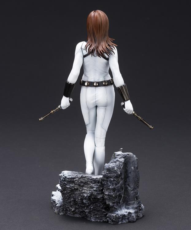 Kotobukiya Artfx Premier Marvel Black Widow White Costume Limited Edition