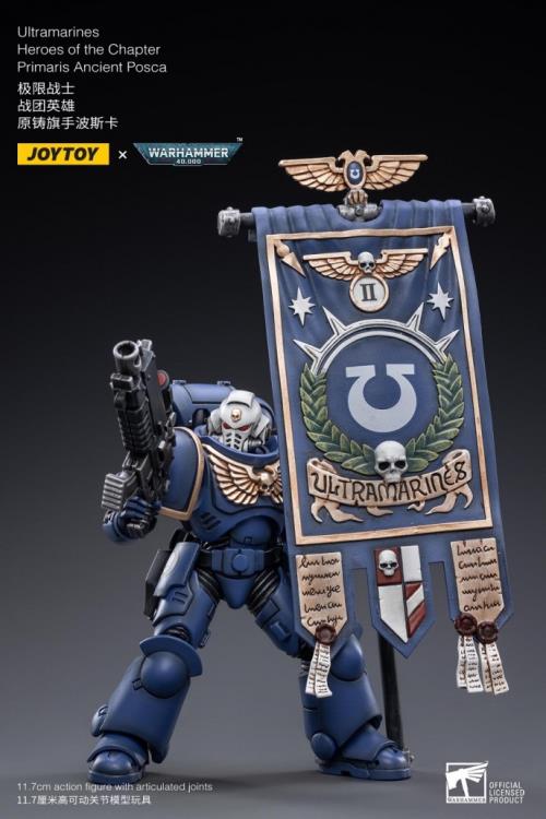 Joytoy 1/18 Warhammer 40K Ultramarines Heroes of the Chapter Primaris Ancient Posca