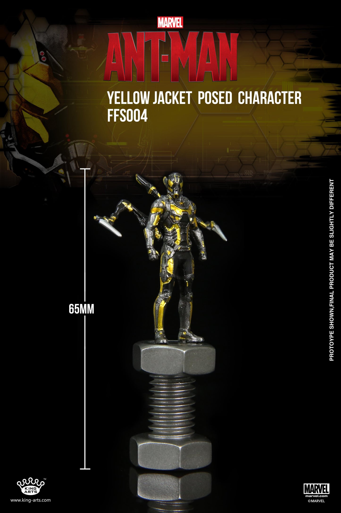 King Arts Format Figure Series Marvel Ant-Man Yellow Jacket