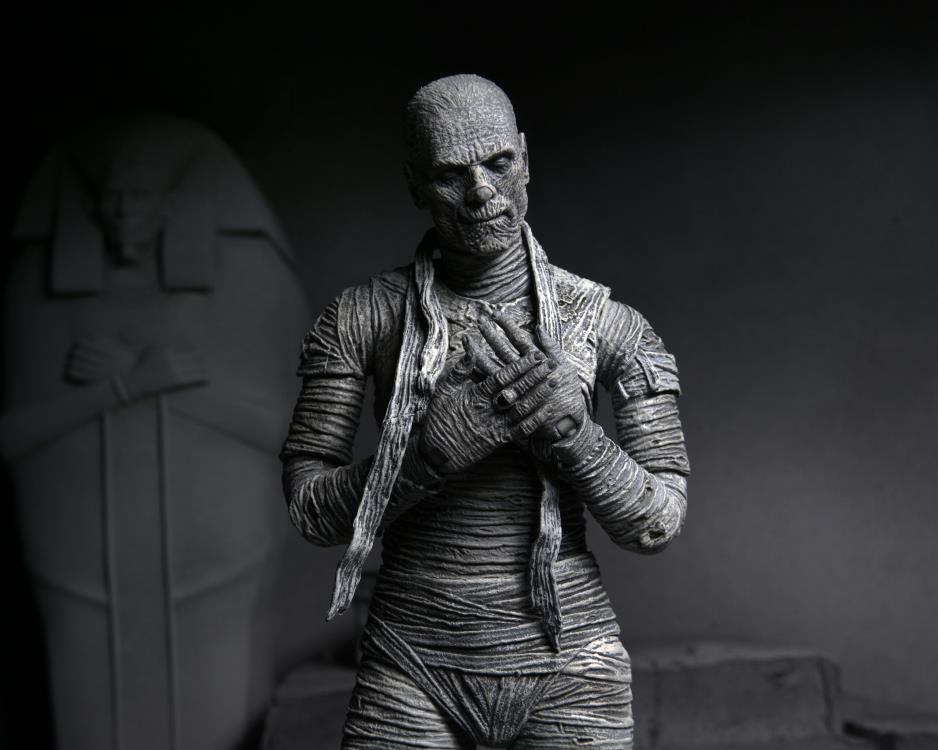 Neca Ultimate Mummy Black and White