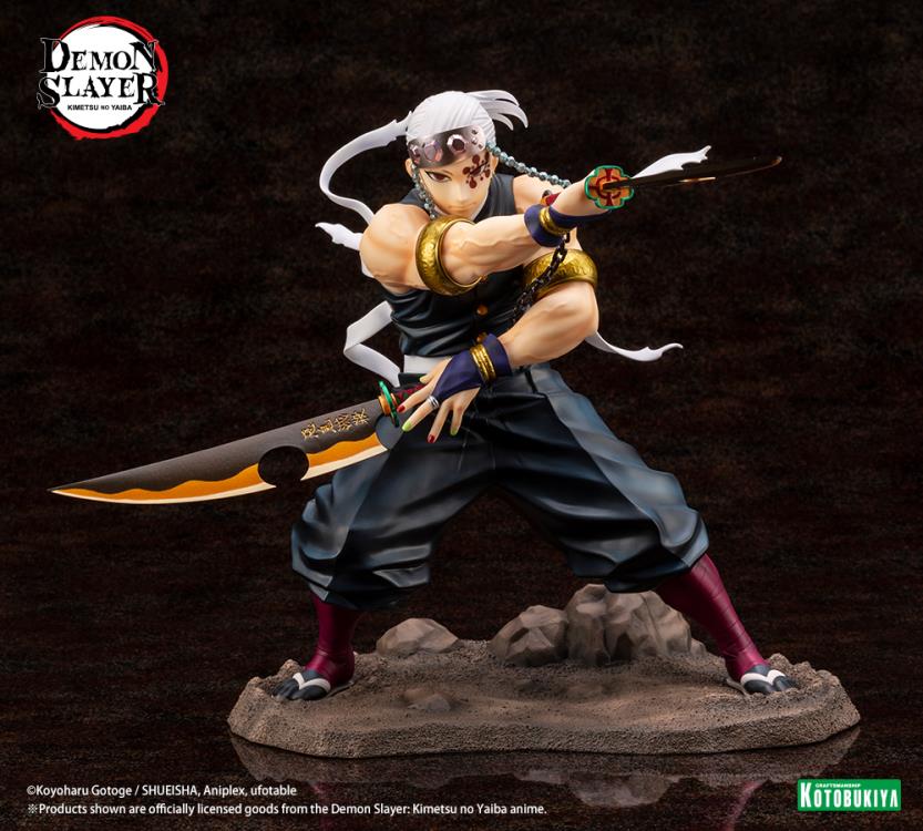 Kotobukiya Artfx-J Demon Slayer Tengen Uzui with Bonus Part