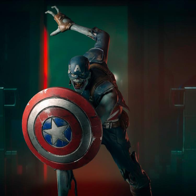 Iron Studios Art Scale 1/10 Marvel What If Zombie Captain America