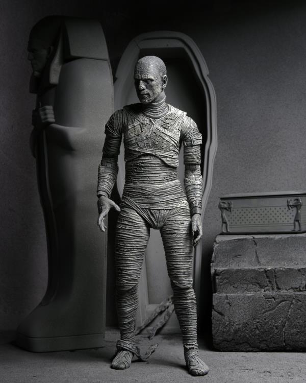 Neca Ultimate Mummy Black and White