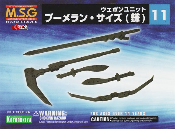 Kotobukiya MSG Weapon Unit 11 Boomerang Scythe