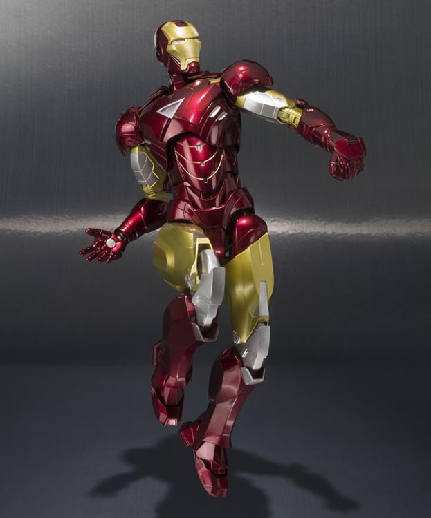 SH Figuarts Marvel Iron Man Mark 6 with Hall of Armor