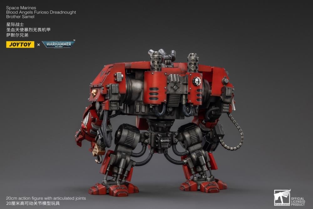 Joytoy 1/18 Warhammer 40k Blood Angels Furioso Dreadnought Brother Samel