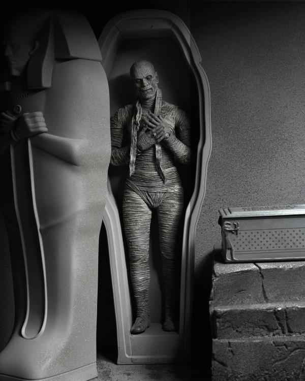 Neca Ultimate Mummy Black and White