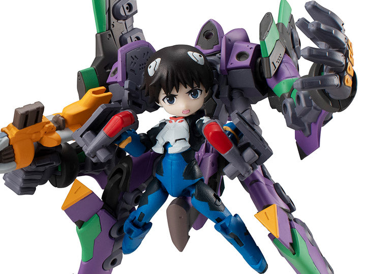 Megahouse Desktop Army Evangelion Eva-01 and Shinji Ikari
