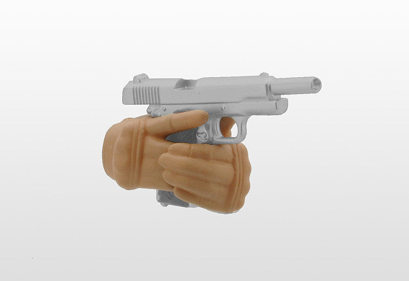 Tomytec Little Armory LAOP06 Figma Tactical Gloves 2 Handgun Set (Tan)