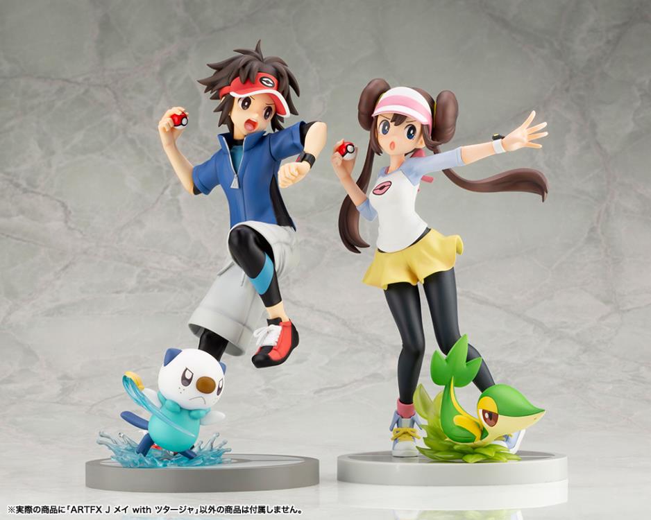 Kotobukiya Artfx-J Pokemon Mei with Tsutarja (Rosa with Snivy)