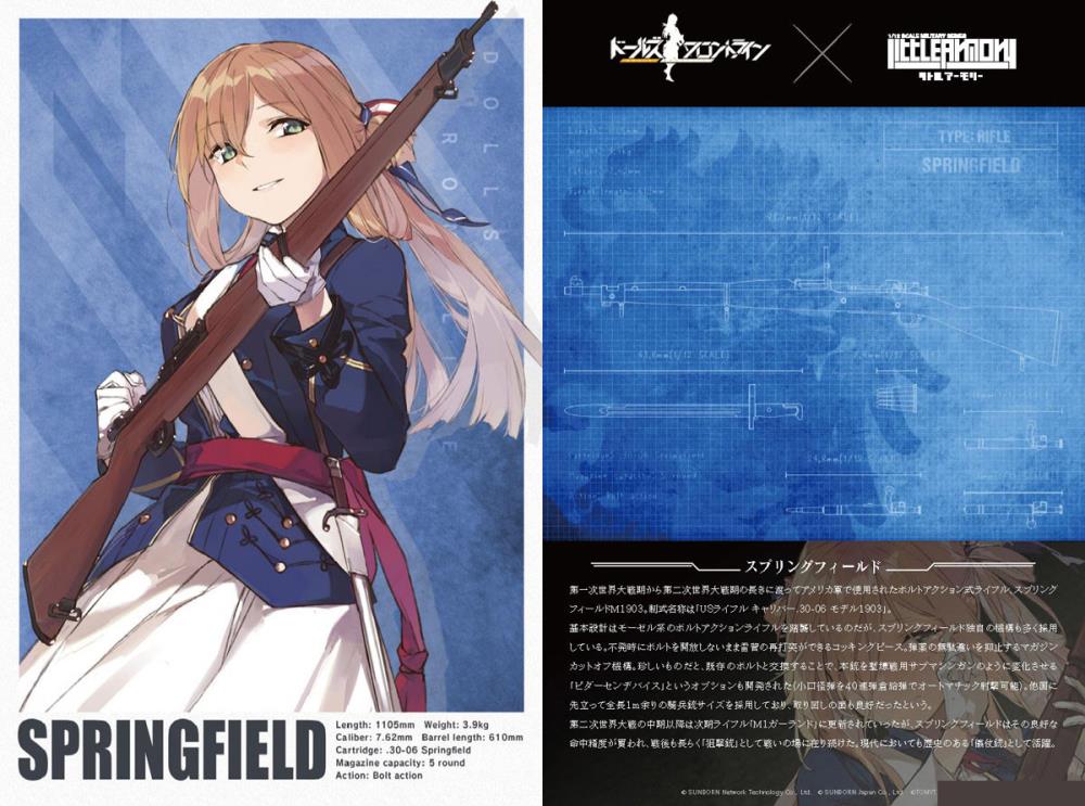 Tomytec Little Armory LADF30 Doll's Frontline Springfield
