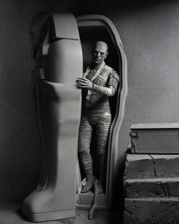 Neca Ultimate Mummy Black and White