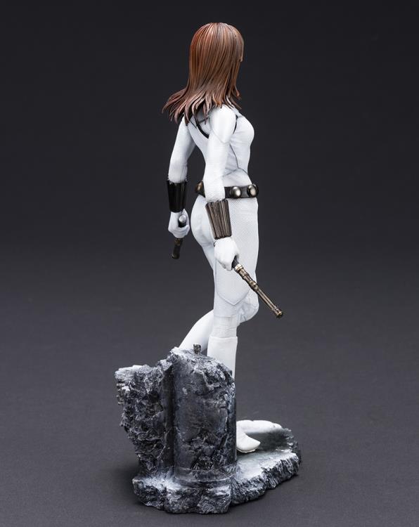 Kotobukiya Artfx Premier Marvel Black Widow White Costume Limited Edition