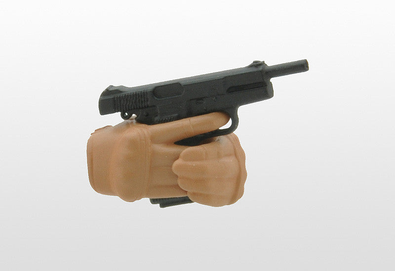Tomytec Little Armory LAOP06 Figma Tactical Gloves 2 Handgun Set (Tan)