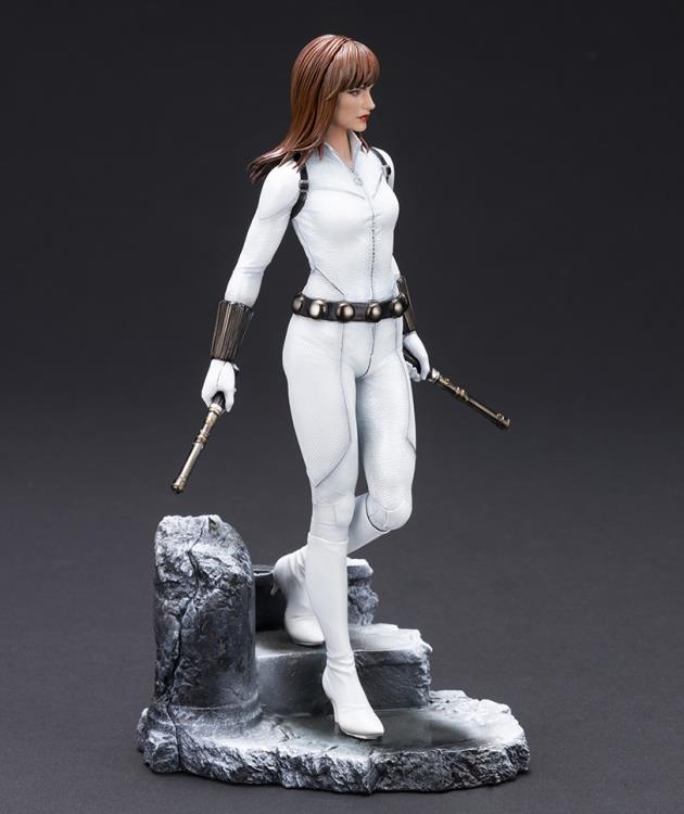 Kotobukiya Artfx Premier Marvel Black Widow White Costume Limited Edition