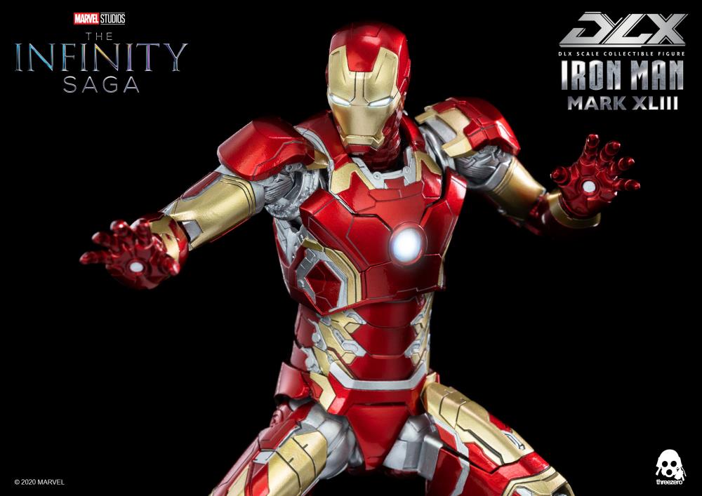 Threezero DLX Marvel Avengers Age of Ultron Iron Man Mark 43