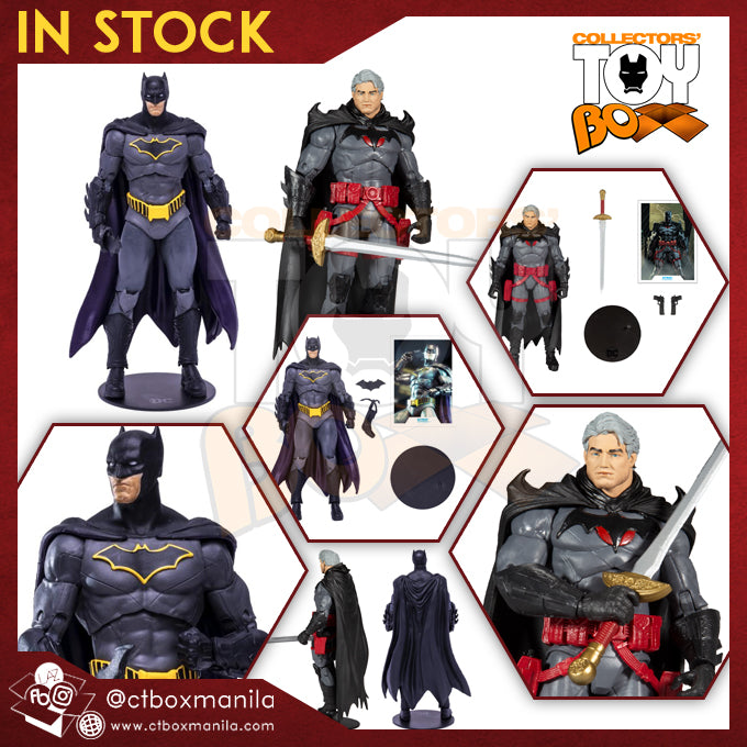 [BUNDLE] McFarlane Toys DC Rebirth Batman & Flashpoint Batman Thomas Wayne Unmasked
