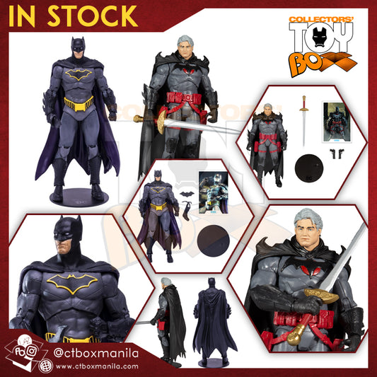 [BUNDLE] McFarlane Toys DC Multiverse Rebirth Batman & Flashpoint Batman Thomas Wayne Unmasked