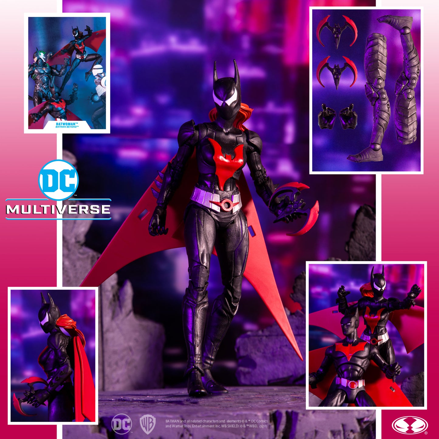 McFarlane Toys DC Batman Beyond Batwoman [Jokerbot BAF Included]