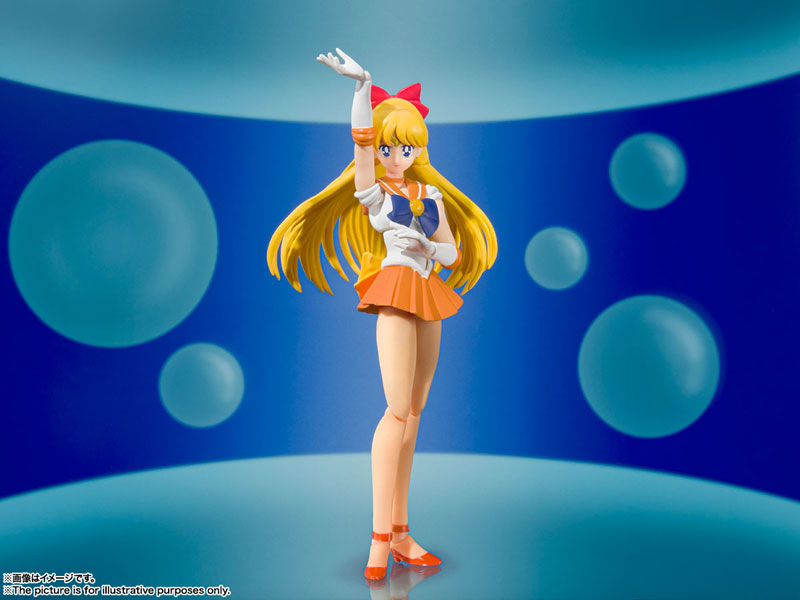 SH Figuarts Pretty Guardian Sailor Moon Sailor Venus Animation Color Edition