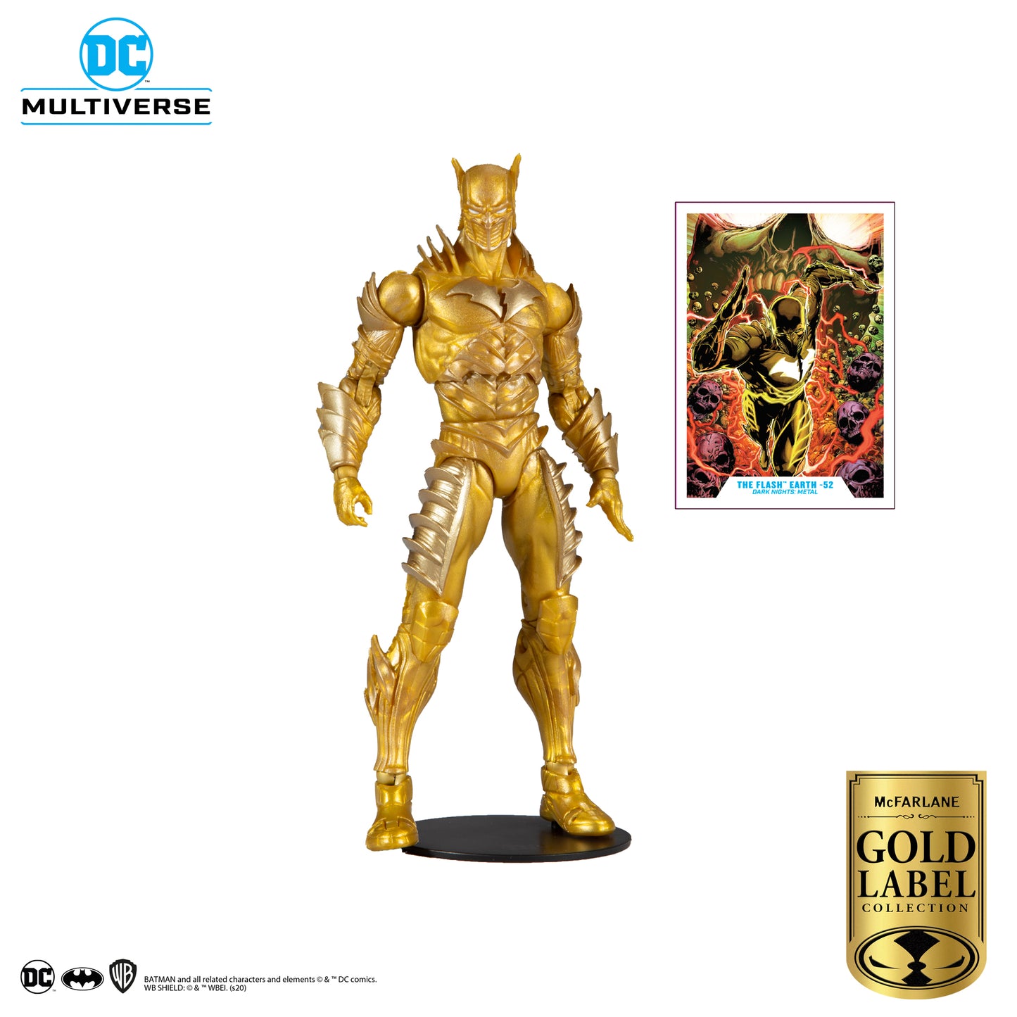 McFarlane Toys DC Dark Knights Red Death Gold Version Gold Label