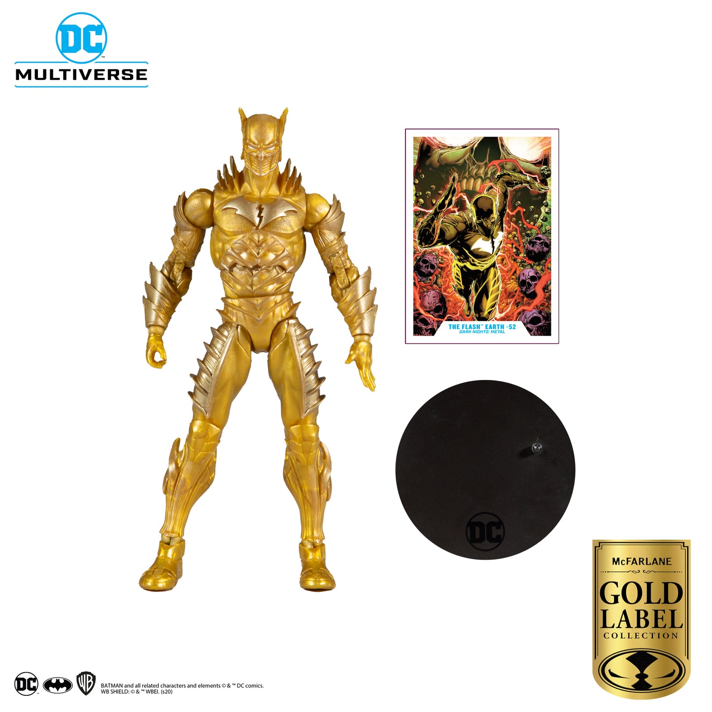 McFarlane Toys DC Dark Knights Red Death Gold Version Gold Label