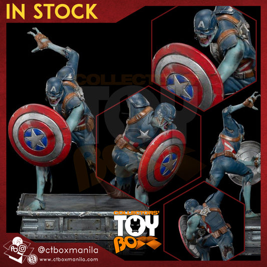 Iron Studios Art Scale 1/10 Marvel What If Zombie Captain America