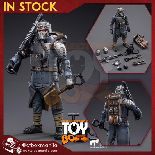Joytoy 1/18 Warhammer 40K Astra Militarum Death Korps of Krieg Veteran Squad Demolitions Specialist [Dented Box]