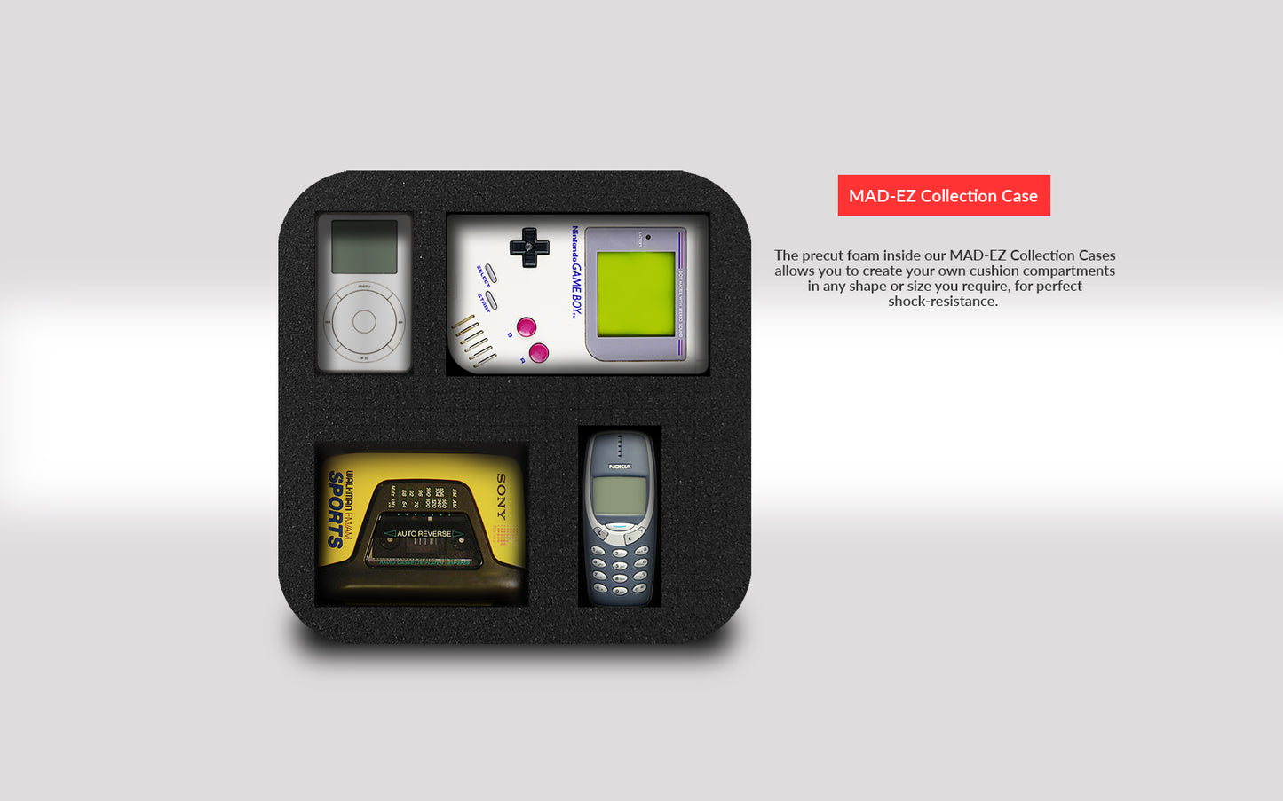 MAD-EZ Model Art Display Collectible Case (Black)
